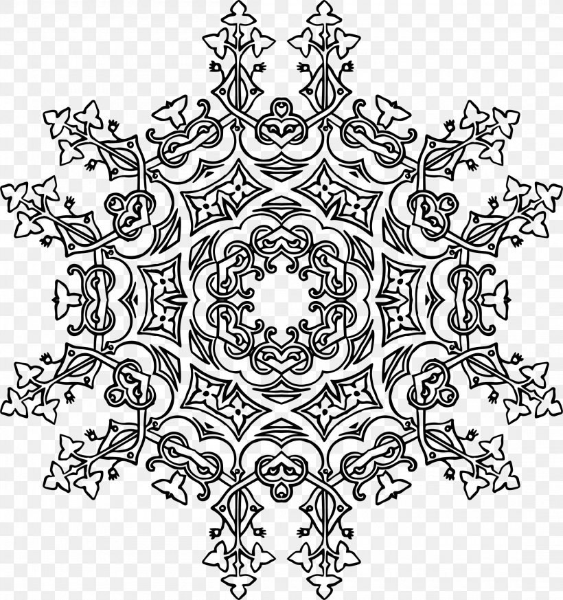 Coloring Book Drawing Mandala Clip Art, PNG, 2200x2344px, Coloring Book, Area, Art, Black, Black And White Download Free