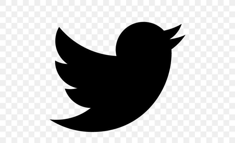 Social Media Logo, PNG, 500x500px, Social Media, Beak, Bird, Black, Black And White Download Free
