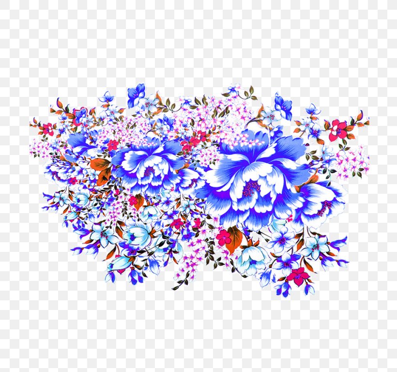Floral Design Flower Desktop Wallpaper Blue, PNG, 768x768px, Floral Design, Art, Blossom, Blue, Blue Flower Download Free