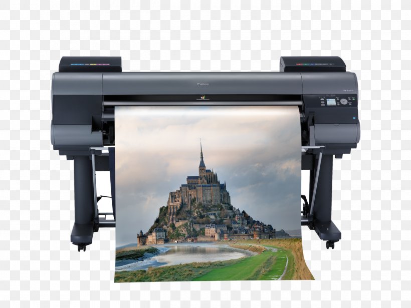 Wide-format Printer Canon ImagePROGRAF IPF8400 Printing, PNG, 1300x976px, Wideformat Printer, Canon, Canon Imageprograf Ipf8400, Electronic Device, Graphic Arts Download Free