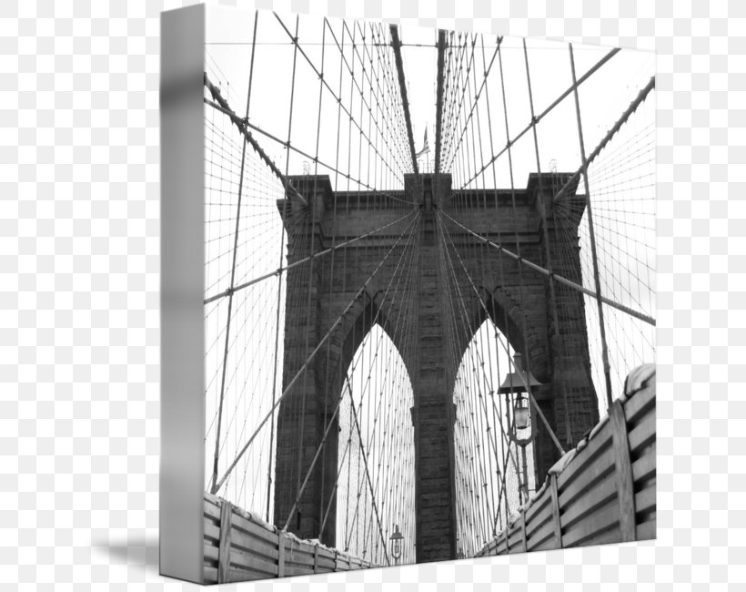 Brooklyn Bridge Architecture Bridge–tunnel Building, PNG, 638x650px, Brooklyn Bridge, Architecture, Black And White, Bridge, Brooklyn Download Free