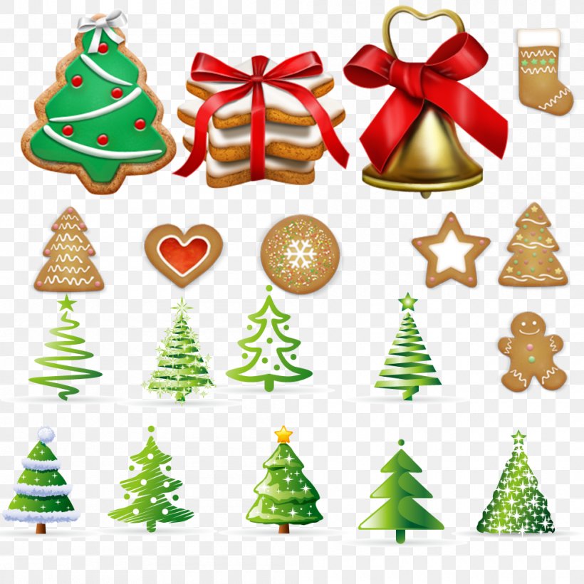 Christmas Tree Christmas Ornament Cookie, PNG, 1000x1000px, Christmas Tree, Bell, Biscuits, Christmas, Christmas Cookie Download Free