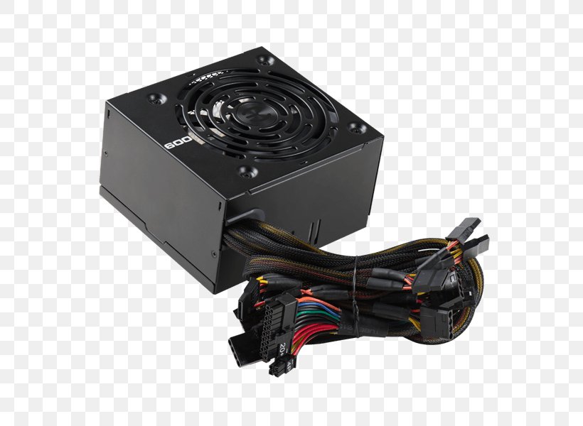 Power Supply Unit 80 Plus EVGA Corporation Power Converters ATX, PNG, 600x600px, 80 Plus, Power Supply Unit, Atx, Computer, Computer Component Download Free