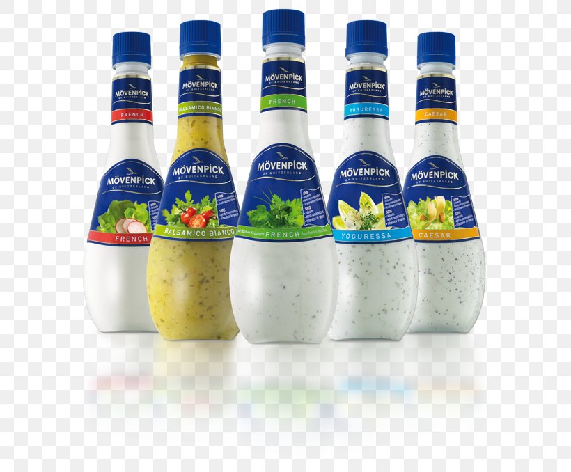 Salad Dressing Condiment Mövenpick Fine Foods Mövenpick Hotels & Resorts Sauce, PNG, 595x678px, Salad Dressing, Advertising, Bottle, Condiment, Drink Download Free