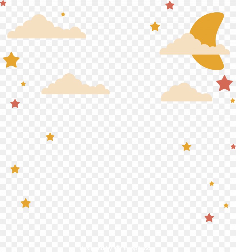 Sky Stars Moon Clouds Illustration Vector, PNG, 3011x3219px, United States, American Made, Area, Clothing, Clothing Accessories Download Free