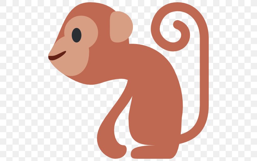 Emojipedia Sticker Monkey Face Emoji, PNG, 512x512px, Emoji, Android Oreo, Carnivoran, Cartoon, Dog Like Mammal Download Free