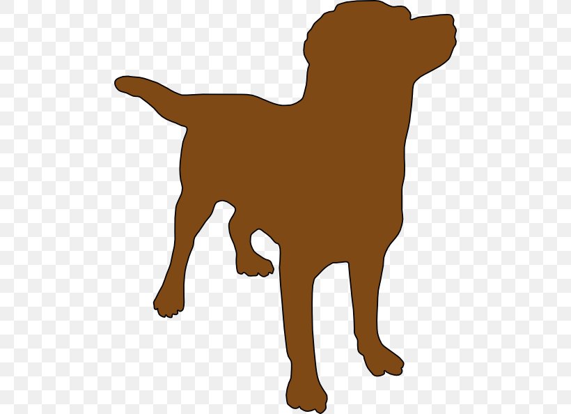 Labrador Retriever Puppy Silhouette Clip Art, PNG, 492x594px, Labrador Retriever, Art, Carnivoran, Cat Like Mammal, Dog Download Free