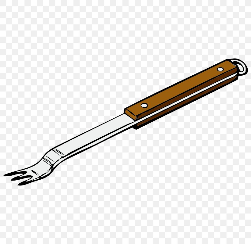 Barbecue Grill Fork Kitchen Utensil Clip Art, PNG, 800x800px, Barbecue Grill, Cold Weapon, Fork, Free Content, Grilling Download Free