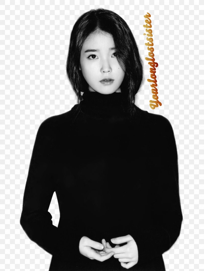 IU Female Inkigayo South Korea K-pop, PNG, 1024x1359px, Female, Actor, Black And White, Black Hair, Chatshire Download Free