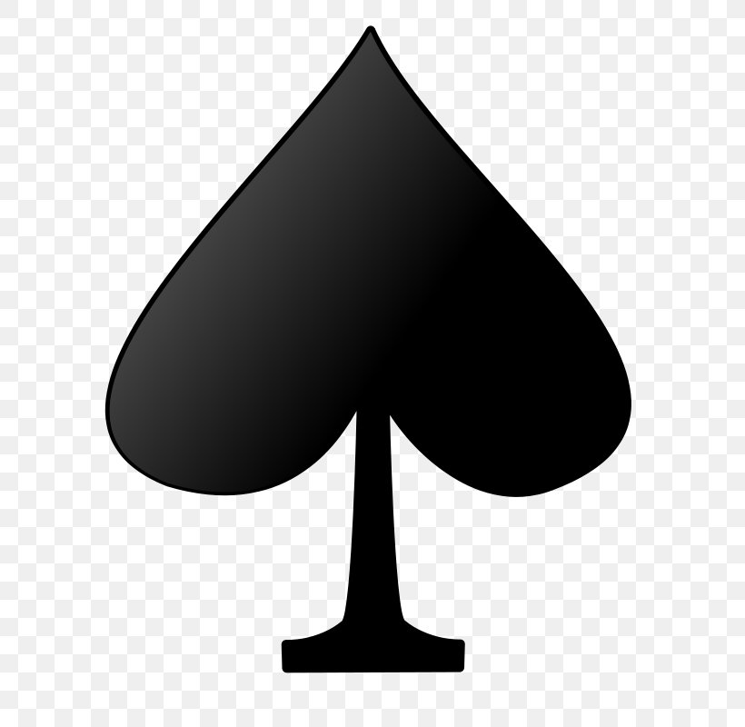 Playing Card Spades Card Game Clip Art, PNG, 800x800px, Playing Card, Ace Of Hearts, Ace Of Spades, Black And White, Bucket And Spade Download Free