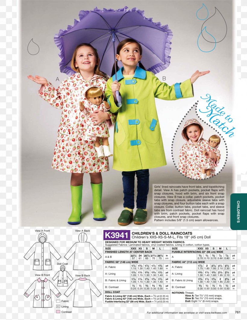 Sewing Ruffle Raincoat Outerwear Pattern, PNG, 1388x1800px, Sewing, Child, Clothing, Collar, Costume Download Free