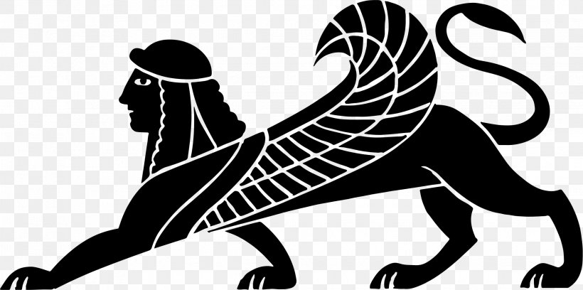 Sphinx Sphynx Cat Silhouette Clip Art, PNG, 2270x1132px, Sphinx, Art, Bastet, Black, Black And White Download Free