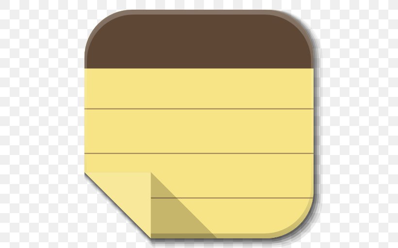 Square Angle Material Yellow Pattern, PNG, 512x512px, Notes, App Store, Apple, Ios 7, Iphone Download Free