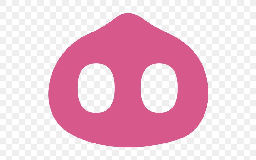Pig Emoji Snout Nose Clip Art, PNG, 512x512px, Pig, Emoji, Face, Logo, Magenta Download Free