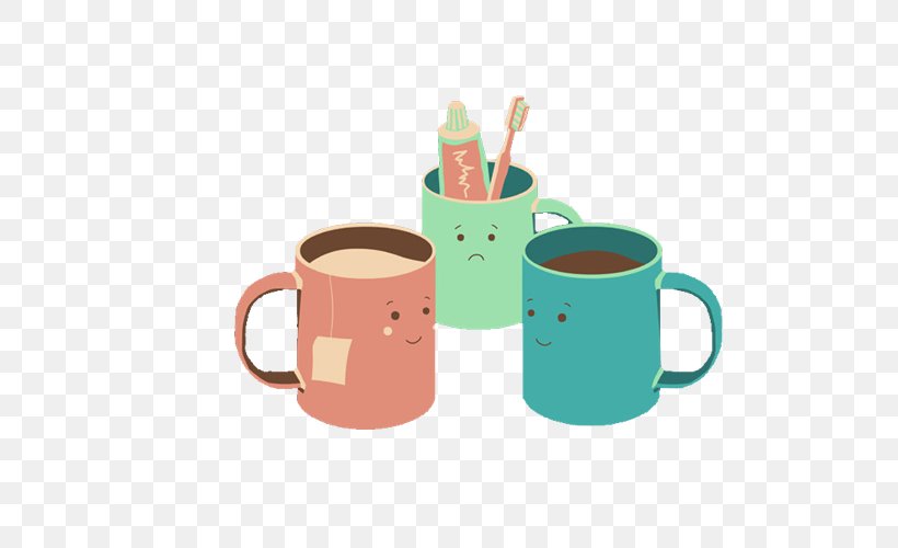 Toothbrush Cup Download, PNG, 500x500px, Toothbrush, Cartoon, Ceramic, Coffee Cup, Cup Download Free