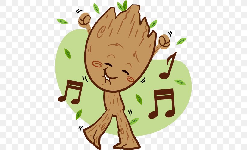 Baby Groot Sticker Decal Adhesive Tape, PNG, 500x500px, Groot, Adhesive, Adhesive Tape, Baby Groot, Cartoon Download Free