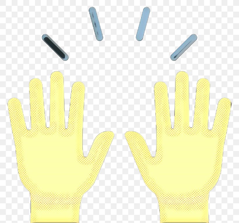 Glove Yellow Safety Glove Hand Finger, PNG, 768x768px, Pop Art, Fashion Accessory, Finger, Gesture, Glove Download Free
