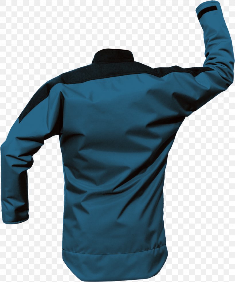 Jacket Sleeve Outerwear Raincoat Sportswear, PNG, 2090x2509px, Jacket, Active Shirt, Blue, Boilersuit, Electric Blue Download Free