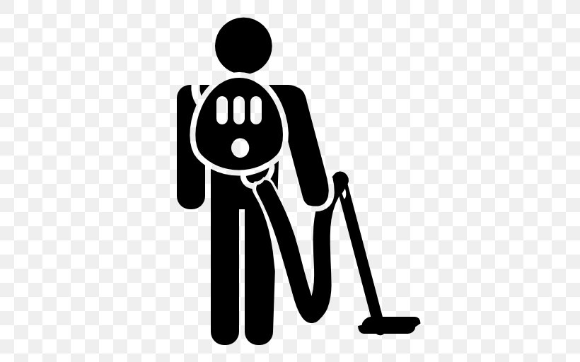Vacuum Cleaner Cleaning Maid Service Carpet, PNG, 512x512px, Vacuum Cleaner, Area, Black, Black And White, Brand Download Free