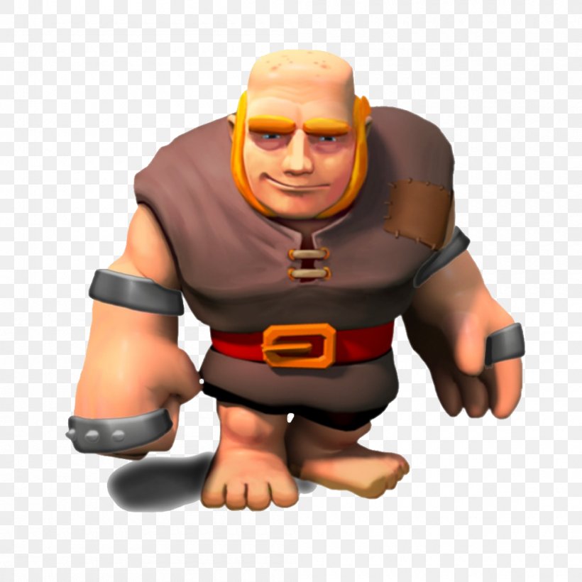 Clash Of Clans Clash Royale Goblin Giant Game, PNG, 1000x1000px, Clash Of Clans, Action Figure, Aggression, Android, Arm Download Free