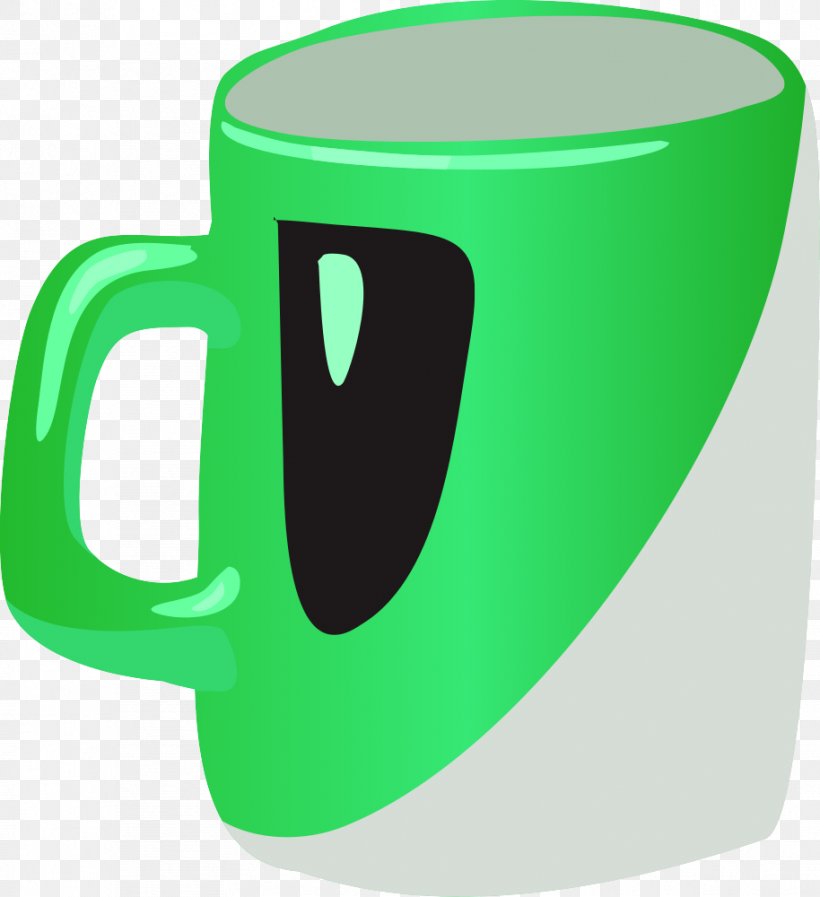 Clip Art Openclipart Coffee Cup, PNG, 914x1000px, Coffee Cup, Cup, Drawing, Drinkware, Green Download Free