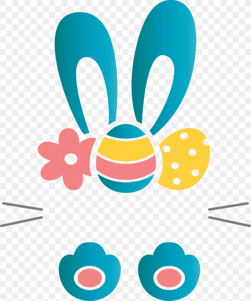 Easter Bunny Easter Day Rabbit, PNG, 2493x2999px, Easter Bunny, Circle, Easter Day, Rabbit, Turquoise Download Free
