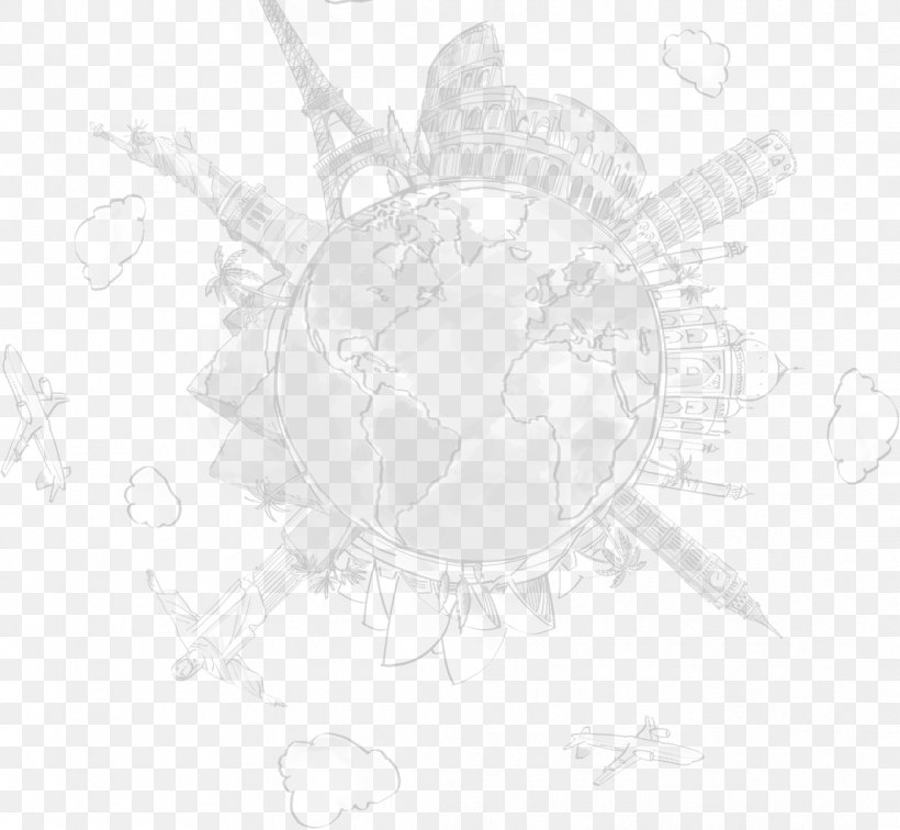 Line Art Sketch, PNG, 1061x979px, Line Art, Artwork, Black And White, Computer, Drawing Download Free