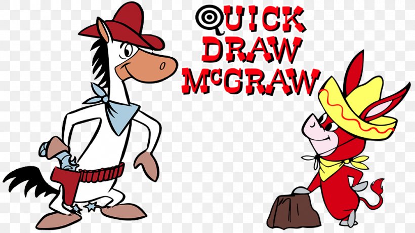 Quick Draw McGraw Baba Looey Character Cartoon Clip Art, PNG, 1000x562px, Watercolor, Cartoon, Flower, Frame, Heart Download Free