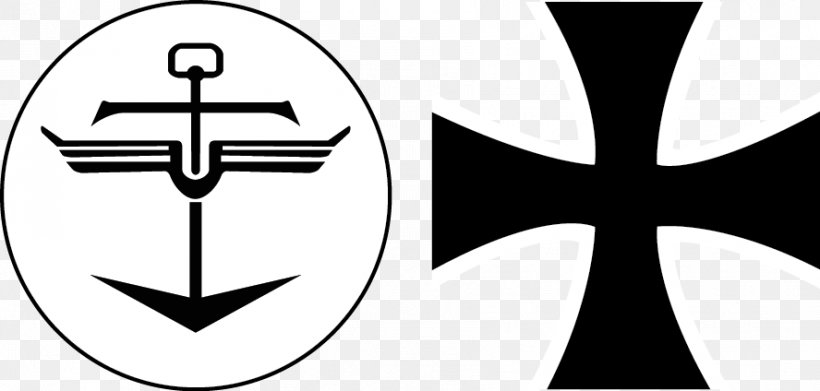 Roundel Military Aircraft Insignia Air Force German Navy, PNG, 888x424px, Roundel, Air Force, Black And White, Brand, Cross Download Free