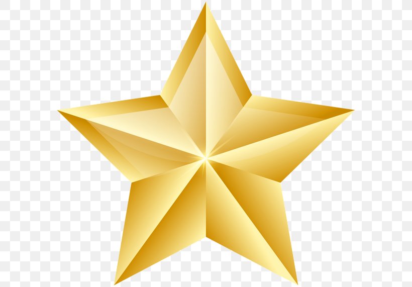 Star Three-dimensional Space Clip Art, PNG, 600x571px, Star, Art Paper, Dimension, Gold, Origami Download Free
