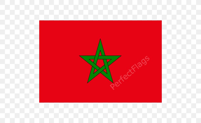 Flag Of Morocco Moroccan Cuisine National Flag, PNG, 500x500px, Flag Of Morocco, Area, Flag, Flag Of Algeria, Flag Of Kenya Download Free