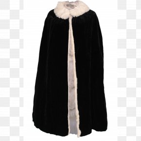 Fur Coat - Fur 1930s 1950s Cape Clothing PNG
