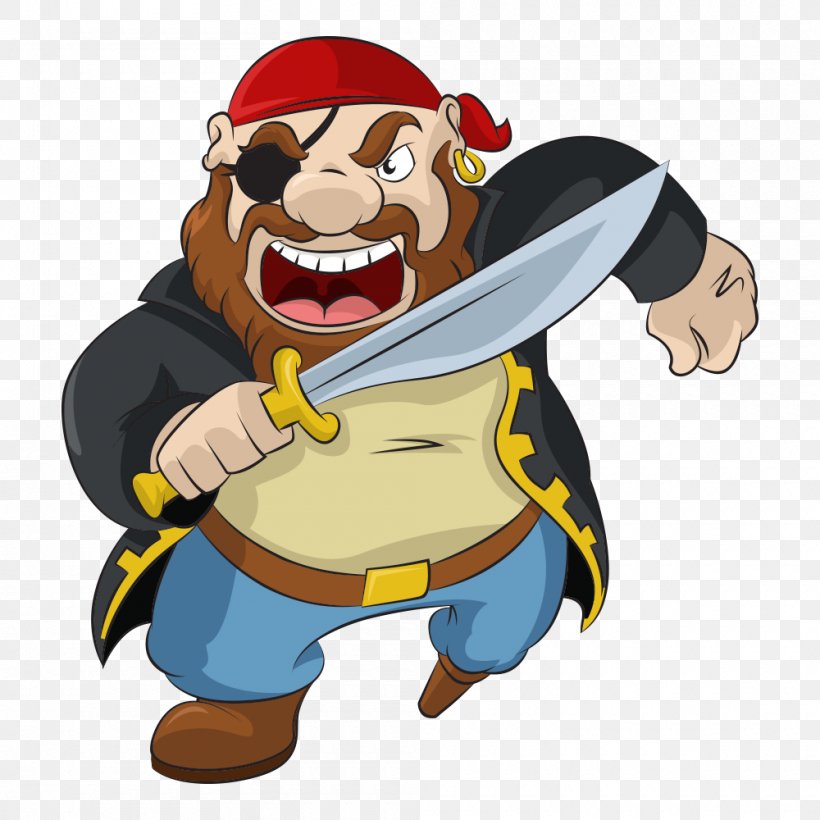 Piracy Cartoon Royalty-free Illustration, PNG, 1000x1000px, Piracy, Art, Cartoon, Drawing, Fictional Character Download Free