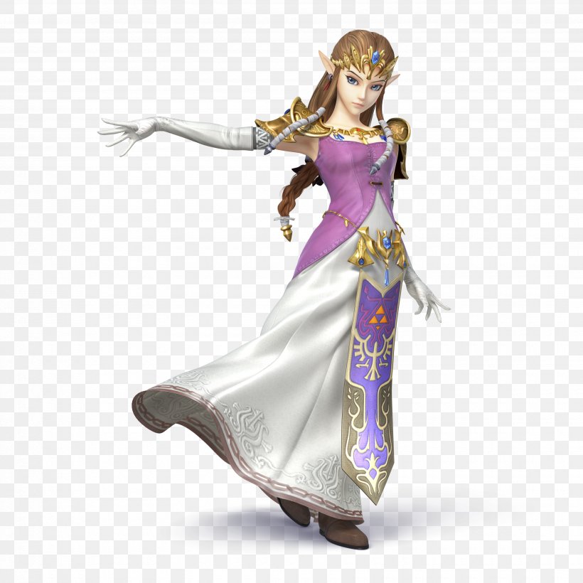 Super Smash Bros. For Nintendo 3DS And Wii U The Legend Of Zelda Princess Zelda Link, PNG, 3500x3500px, Legend Of Zelda, Action Figure, Barbie, Costume, Costume Design Download Free