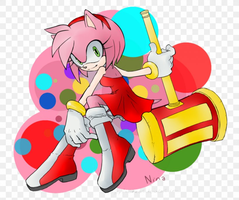 Amy Rose Sonic The Hedgehog Silver The Hedgehog Blogger, PNG, 975x819px, Watercolor, Cartoon, Flower, Frame, Heart Download Free