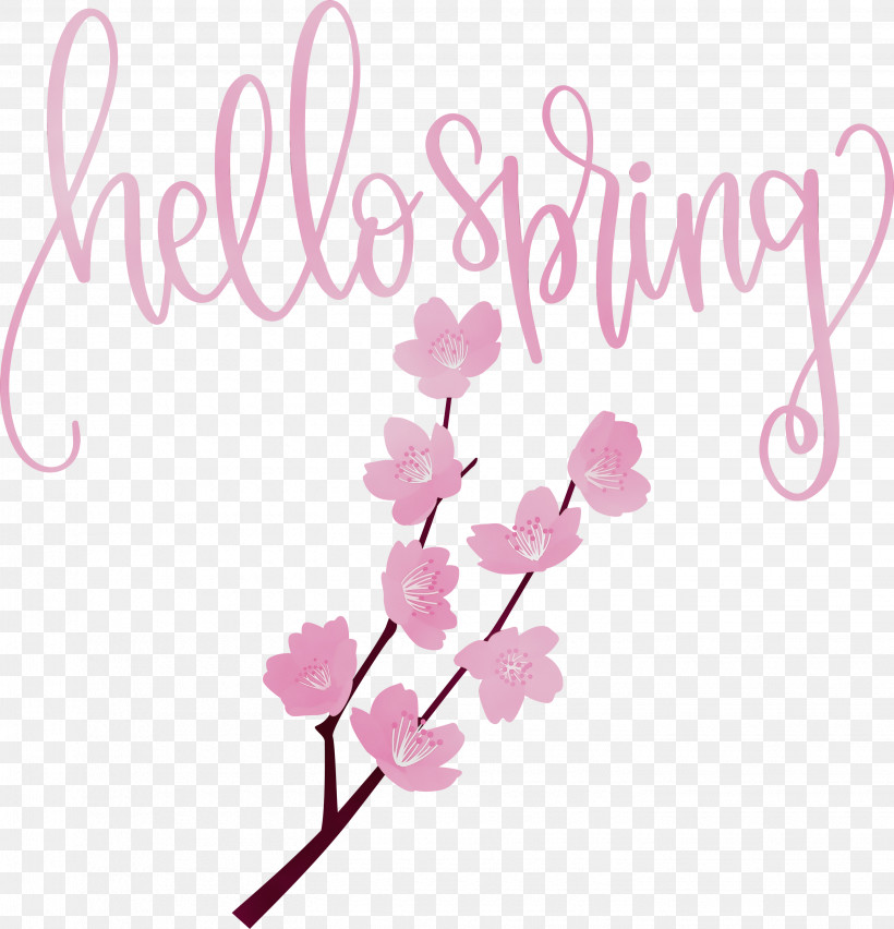 Floral Design, PNG, 2885x3000px, Hello Spring, Cut Flowers, Data, Floral Design, Lilac M Download Free