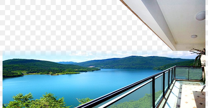Lac La Montagne Lake Balcony Real Estate, PNG, 800x427px, Lake, Balcony, Mountain, Poster, Property Download Free