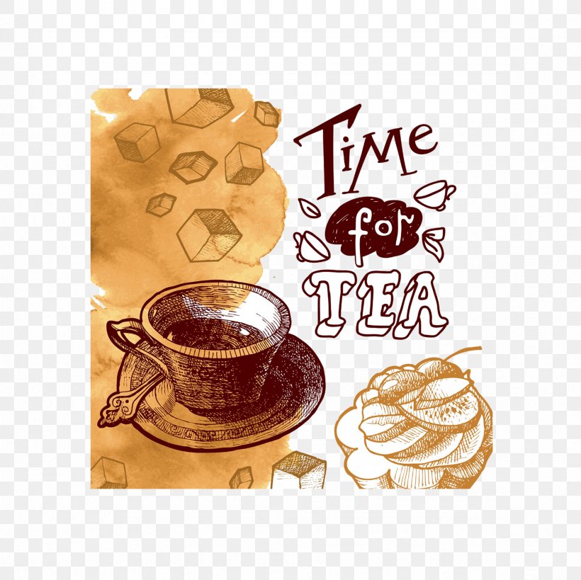 Tea Party Coffee Poster, PNG, 2362x2362px, Tea, Brand, Caffeine, Cappuccino, Coffee Download Free