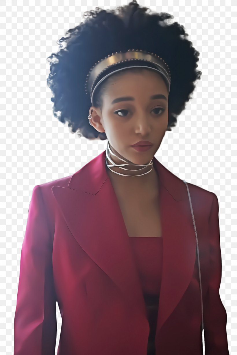 Afro Adwoa Aboah Model Wig Portrait, PNG, 1632x2448px, Afro, Amandla Stenberg, Black Hair, Blazer, Cap Download Free