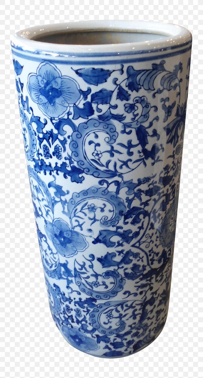 Vase Blue And White Pottery Ceramic Cobalt Blue Glass, PNG, 1569x2919px, Vase, Artifact, Blue, Blue And White Porcelain, Blue And White Pottery Download Free