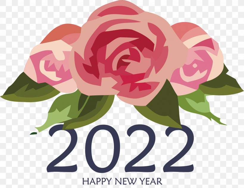 2022 Happy New Year 2022 New Year 2022, PNG, 2999x2310px, Floral Design, Cabbage Rose, Cut Flowers, Flower, Garden Download Free