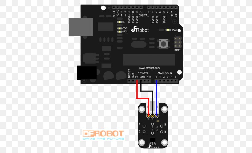 Arduino Sensor Electronics Fritzing Electric Potential Difference, PNG, 500x500px, Arduino, Adafruit Industries, Brand, Breadboard, Circuit Component Download Free