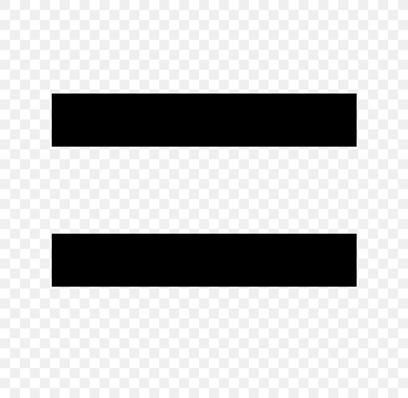 Equals Sign Equality Mathematics, PNG, 800x800px, Equals Sign, Black, Black And White, Brand, Equality Download Free