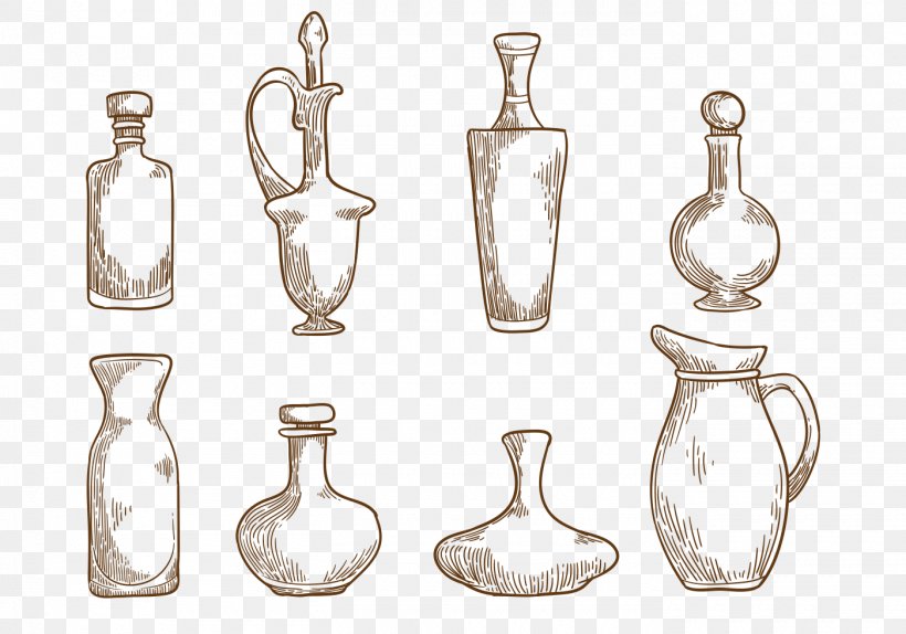 Glass Drawing Decanter, PNG, 1400x980px, Glass, Barware, Bottle, Cartoon, Decanter Download Free