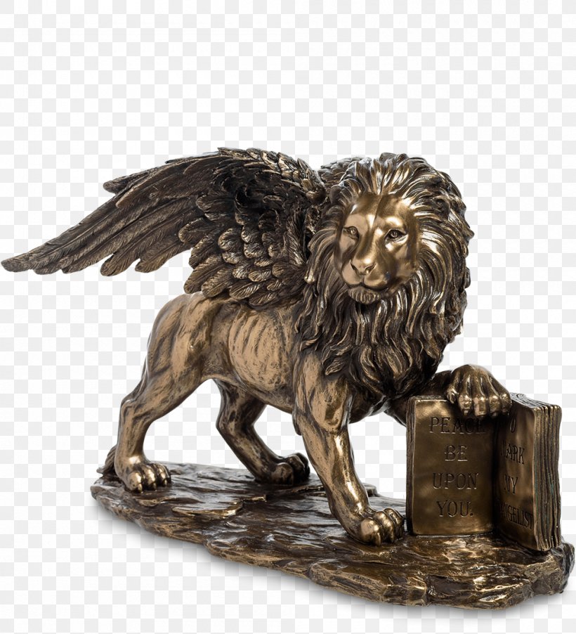 Lion Of Saint Mark Figurine Artikel Wildberries, PNG, 1000x1100px, Lion, Artikel, Bronze, Bronze Sculpture, Carnivoran Download Free