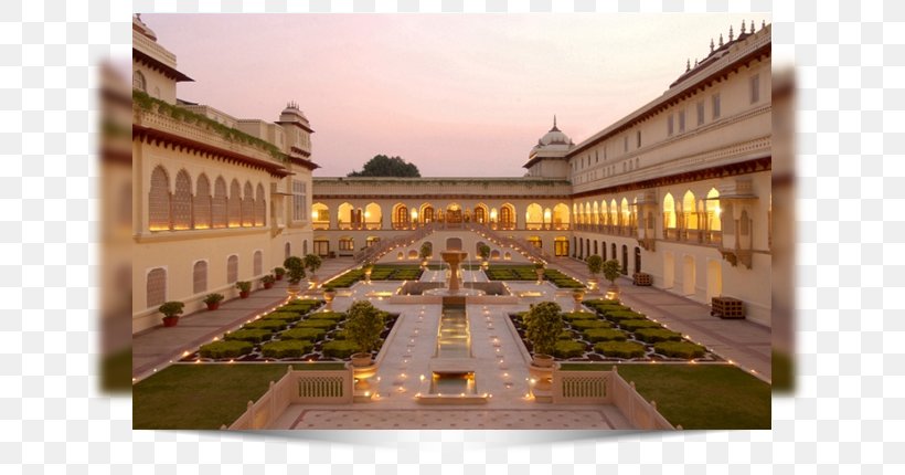 Taj Rambagh Palace, Jaipur Hawa Mahal Nahargarh Fort Umaid Bhawan Palace, PNG, 673x430px, Hawa Mahal, Building, Estate, Facade, Hacienda Download Free