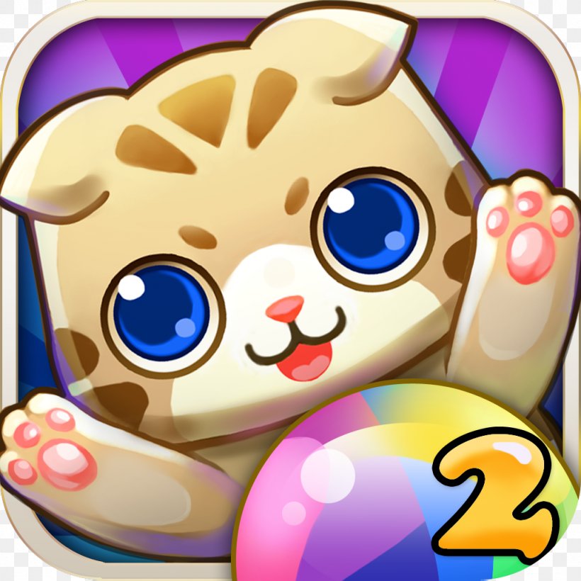 Bubble Cat 2 Nail Doctor 2 Best Bubble Game Bubble Cat Rescue, PNG, 1024x1024px, Bubble Cat 2, Android, Cat, Computer Software, Game Download Free