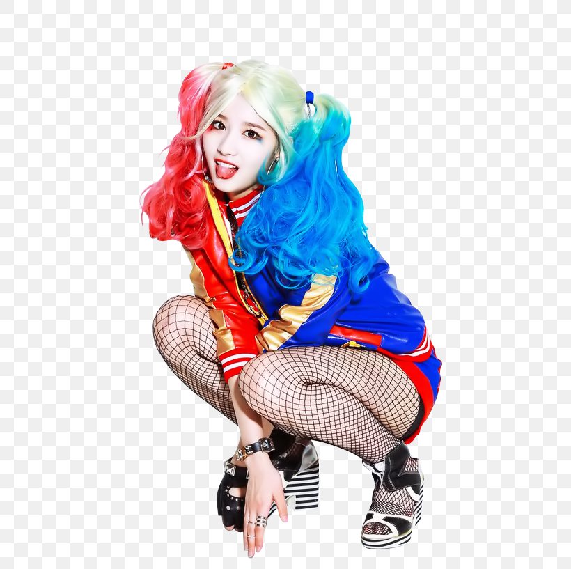 Sana Harley Quinn TWICE TV K-pop, PNG, 460x817px, Sana, Allkpop, Clown, Costume, Dancer Download Free