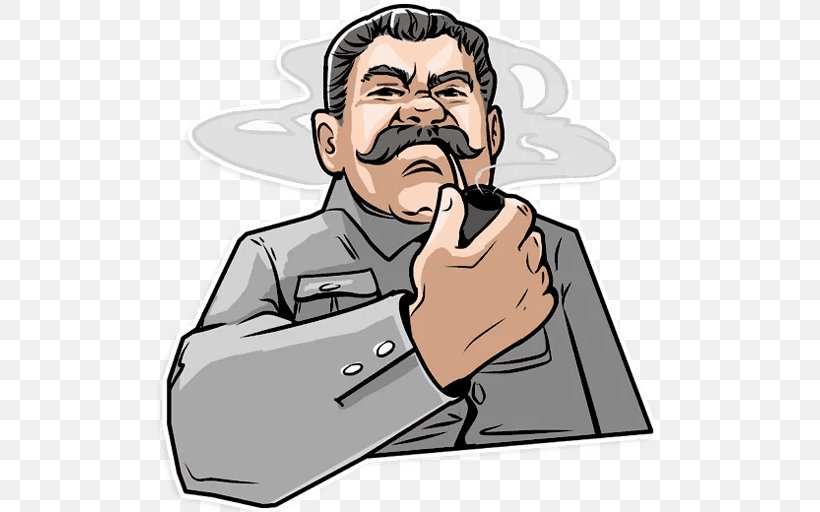 Joseph Stalin Telegram Sticker Moustache Clip Art, PNG, 512x512px, Joseph Stalin, Beard, Behavior, Cartoon, Character Download Free