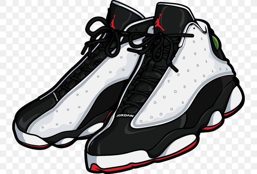 Nike Air Jordan XIII Basketball Shoe Sneakers Clip Art, PNG, 742x555px, Shoe, Air Jordan, Air Jordan Retro Xii, Athletic Shoe, Basketball Download Free